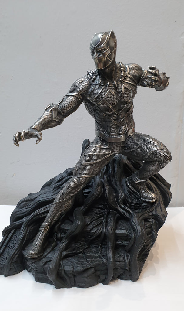 A Black Panther Figurine Limited Edition is on display.