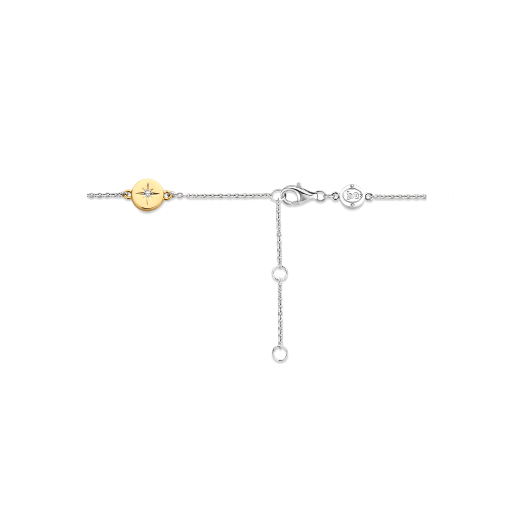 A TI SENTO – STAR BRACELET 2941ZY with a gold and silver charm.