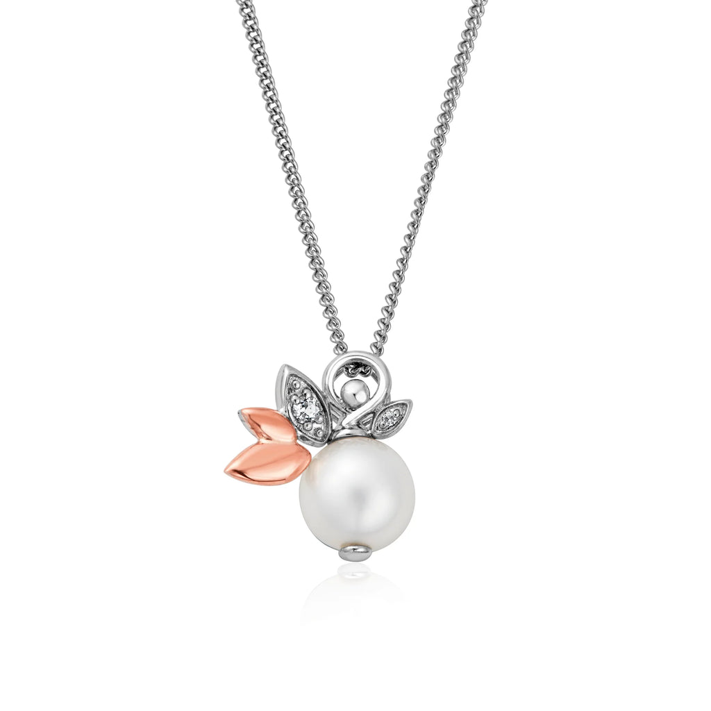 A necklace with a Clogau Lily of the Valley Pendant 3SLYV0600.