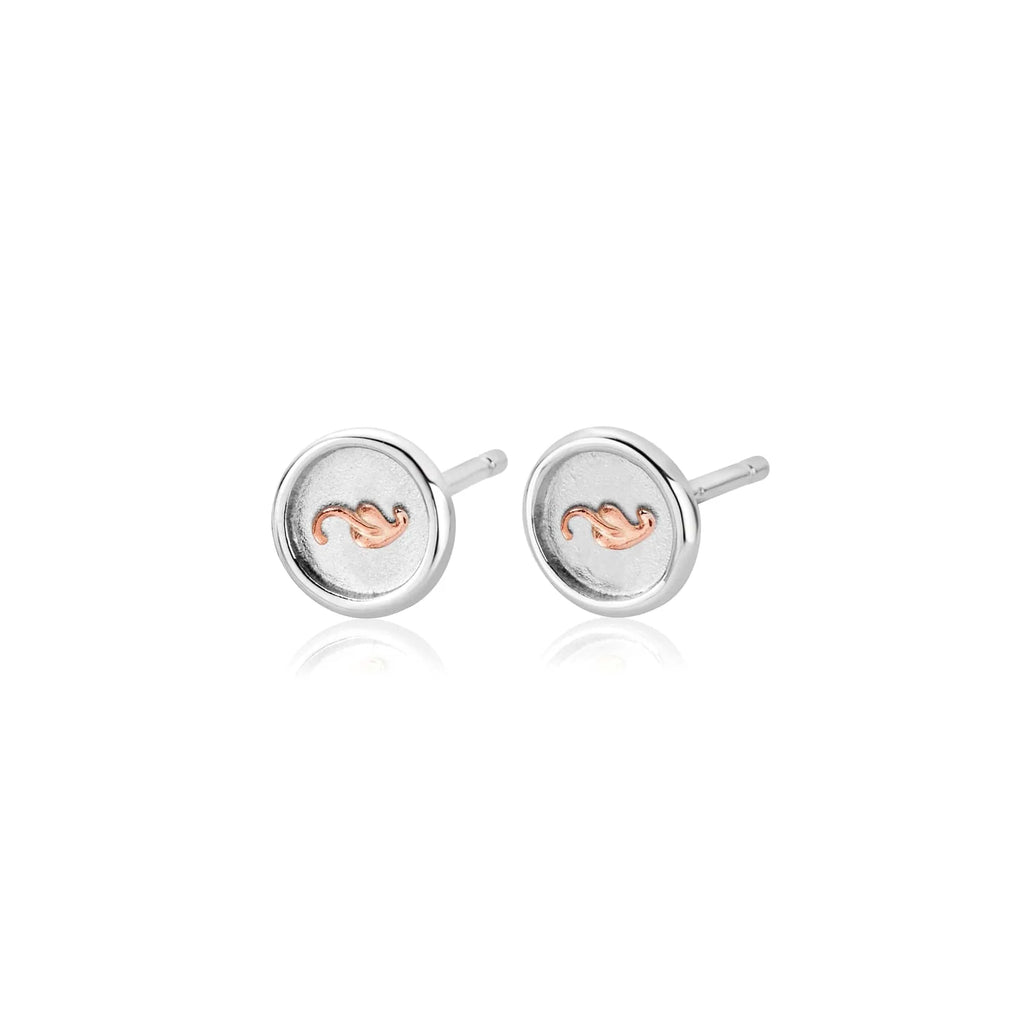 A pair of Clogau Tree of Life Insignia Stud Earrings 3STOL0604.