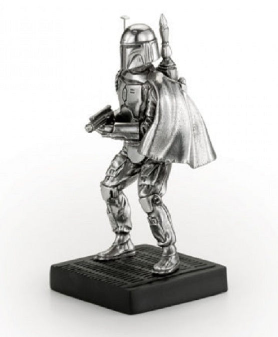 A Boba Fett Star Wars Figurine 017863R in a garment.