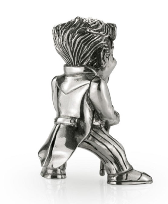 A silver Joker Mini Figurine 017971R of a man in a suit.