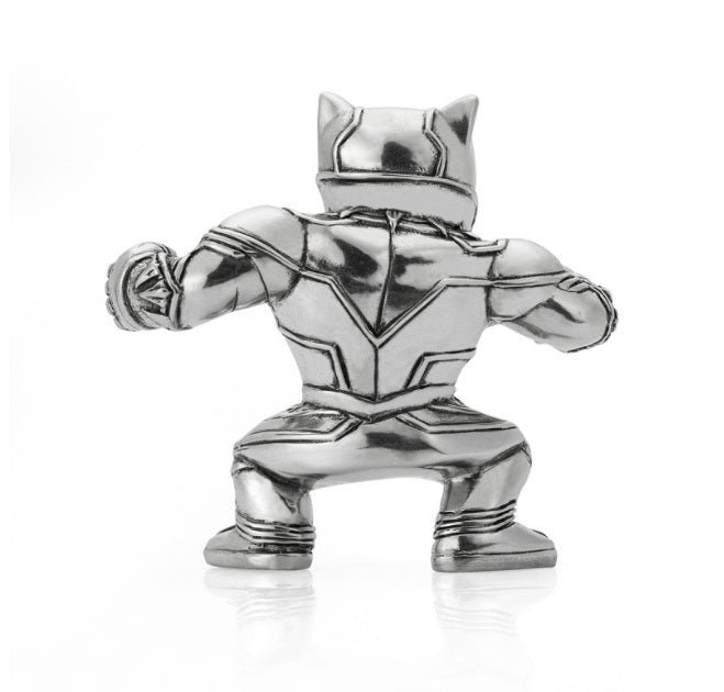 A silver Black Panther Mini Figurine 017974R.