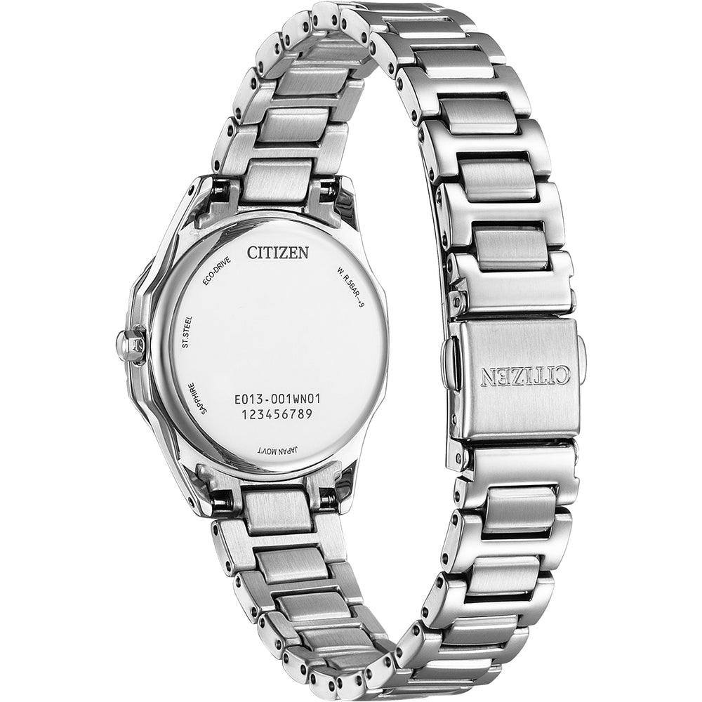 A Citizen Eco Drive Ladies Watch on a white background.