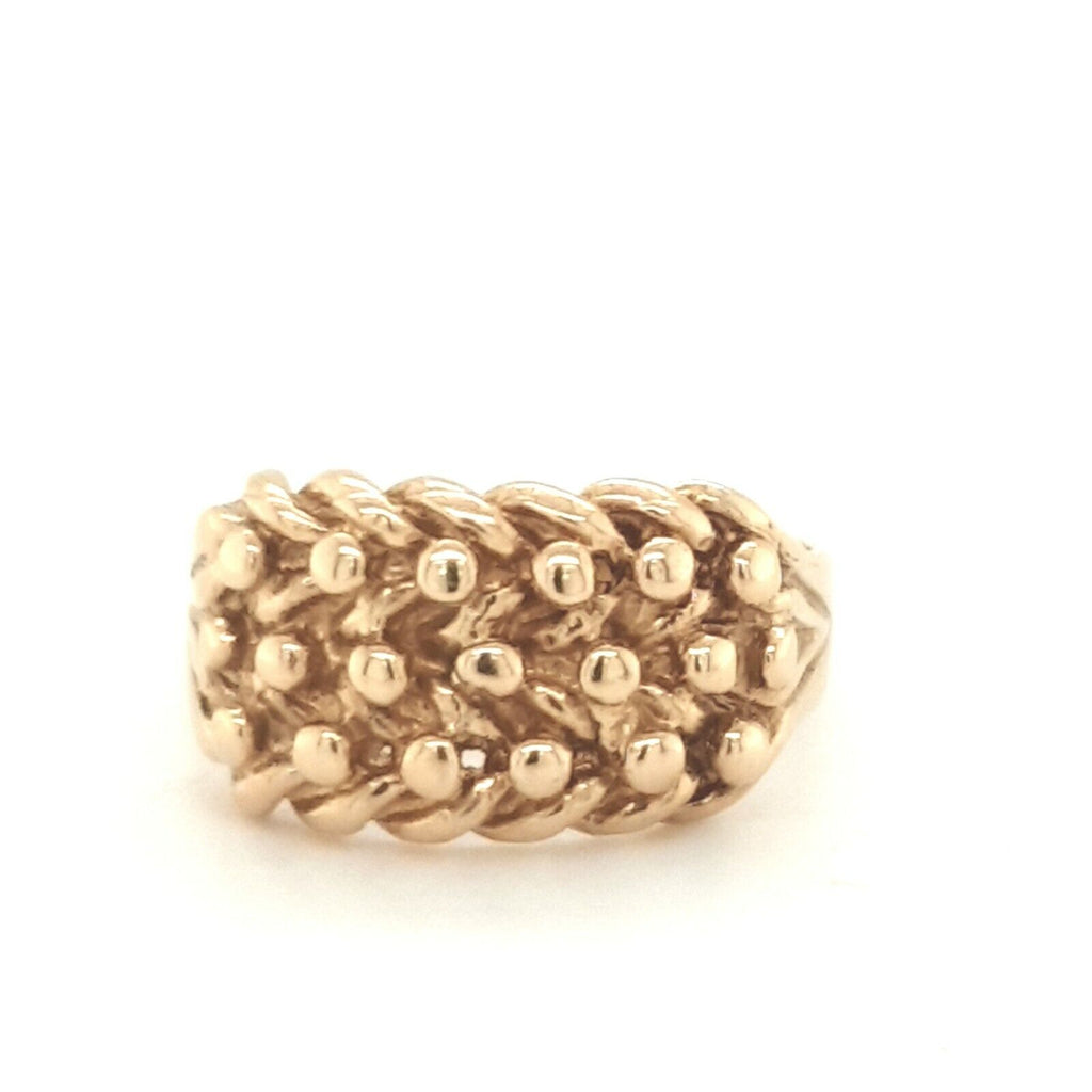 9CT GOLD KEEPER SHOT KNOT RING