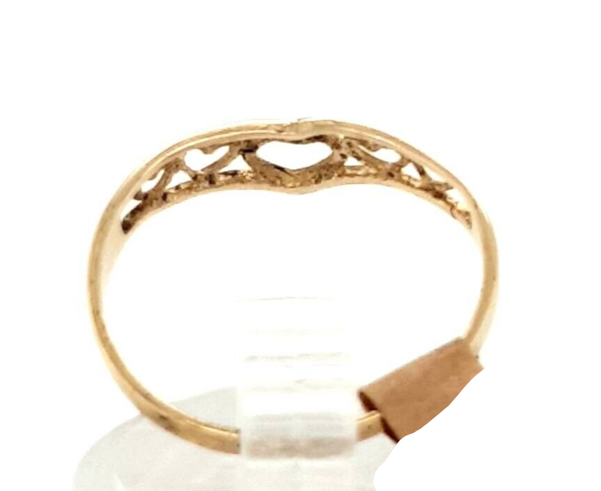 9ct Gold Wishbone Ring