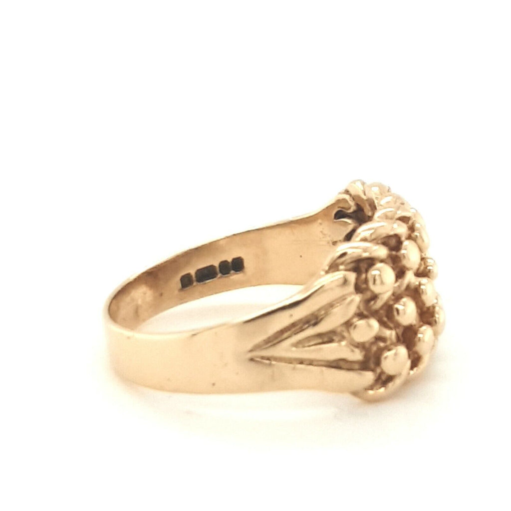 9CT GOLD KEEPER SHOT KNOT RING