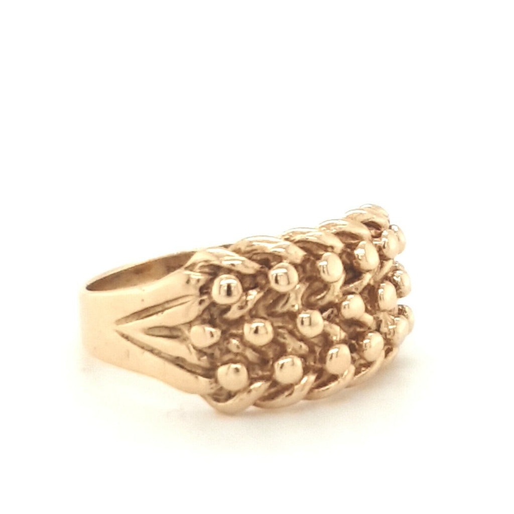 9CT GOLD KEEPER SHOT KNOT RING