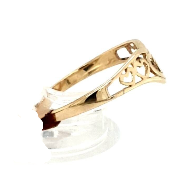 9ct Gold Wishbone Ring