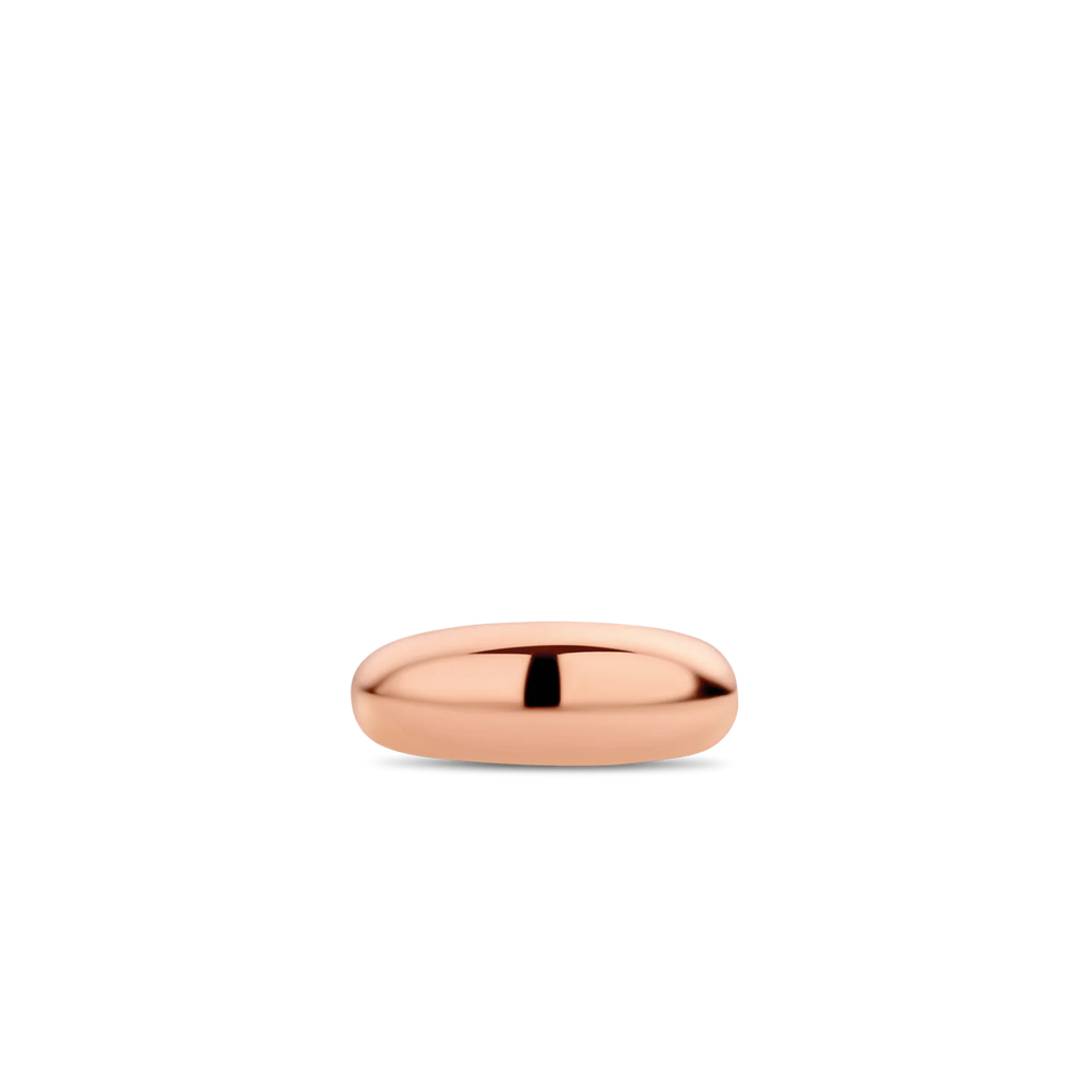 A close up of a TI SENTO – Milano Rose Gold Ring 12172SR.