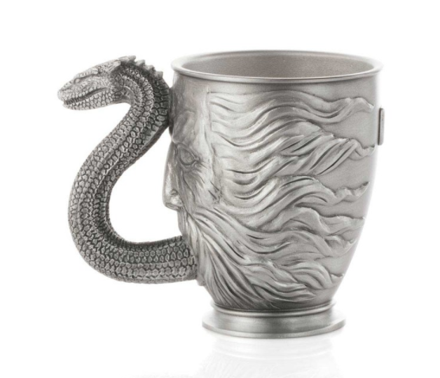 A Basilisk Mug 0120000 with a dragon head on it.