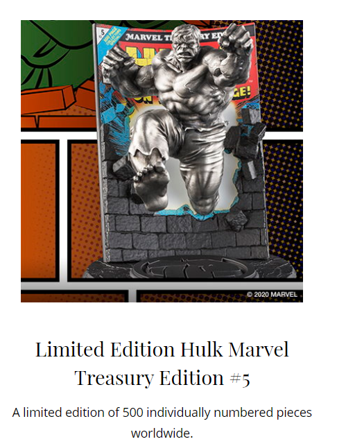 Limited Edition Hulk Marvel Treasury Edition #5 0179018