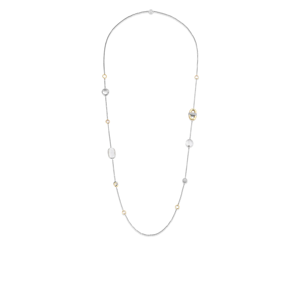 A TI SENTO – Milano Necklace 3908MY with gold and silver beads.