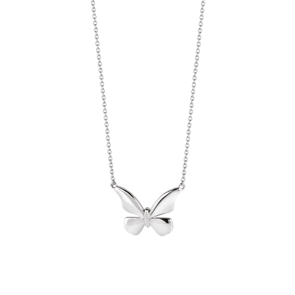A TI SENTO Milano Butterfly Necklace on a white background.