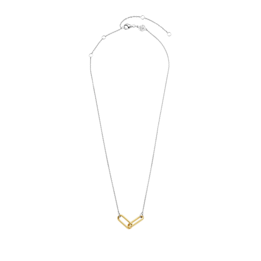 A TI SENTO – Milano Paper Link Necklace 3966SY with an arrow on it.