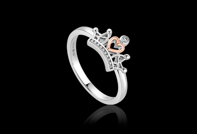 A Julien Macdonald Clogau Crown Ring 3SJMC0449 with diamonds.