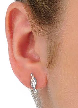 Clogau Past Present Future® Stud Earrings. 3SPPFE