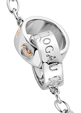 A Clogau Tree of Life Insignia Links Bracelet 3STOLMNBR with two rings on it.