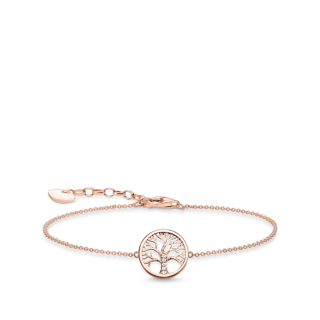 A Thomas Sabo Bracelet Tree of Love Rosé | A1828-416-14 with a tree of life.