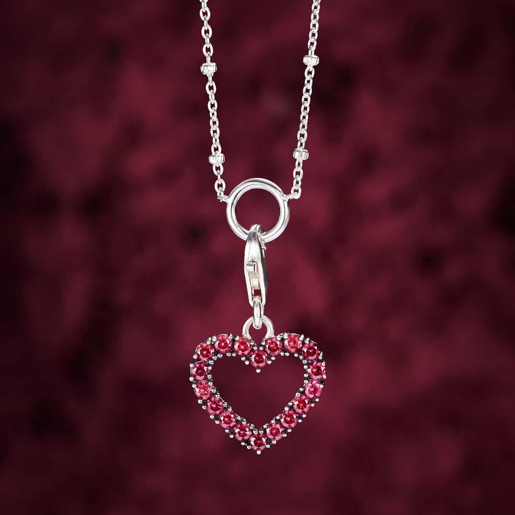 A THOMAS SABO Necklace X0233-001-12-L45V with a ruby pendant.