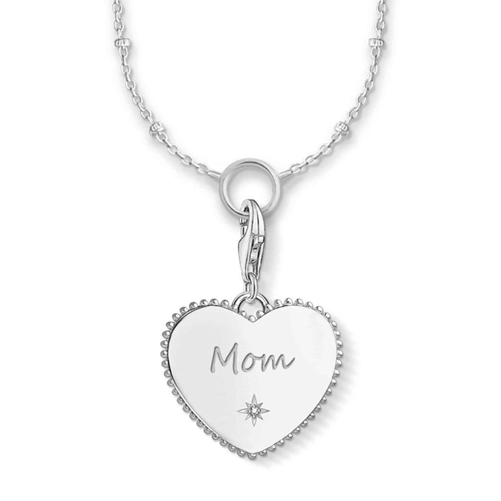 A THOMAS SABO Necklace X0233-001-12-L45V with the word mom on it.