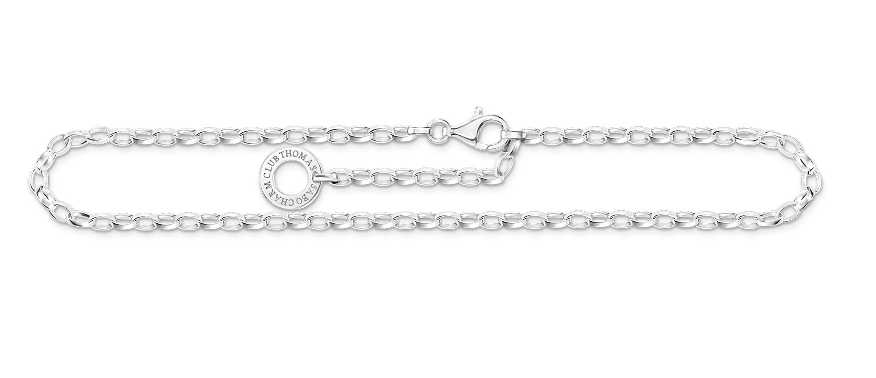 A Thomas Sabo Sterling Silver Anklet with a clasp.