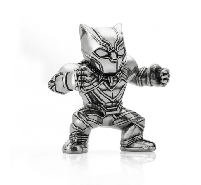 A Black Panther Mini Figurine 017974R on a white background.