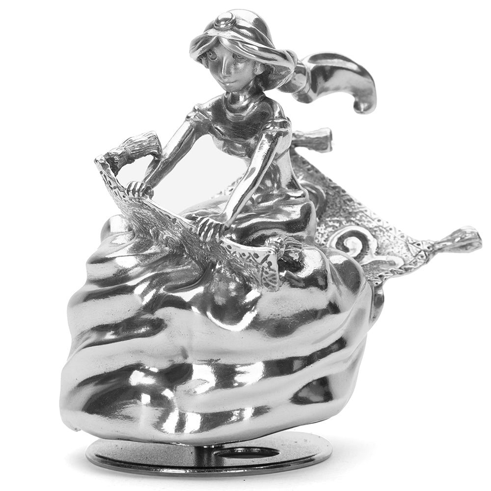 A Jasmine Music Carousel 016306R figurine of a princess riding a boat.